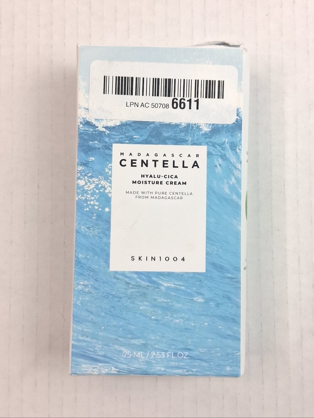 SKIN1004 Madagascar Centella Hyalu-Cica Moisture Cream 2.53oz. Exp 2028